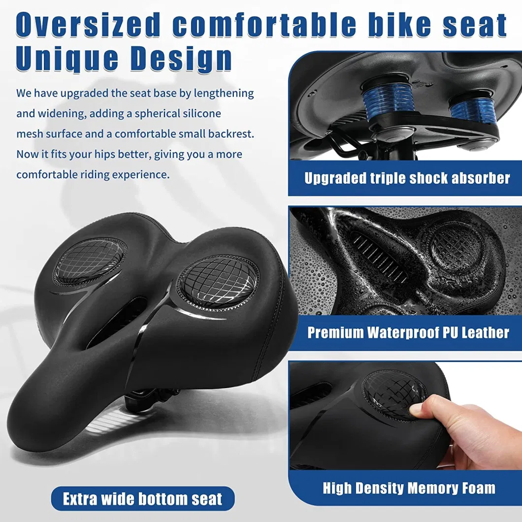 Comfortable Cycle Seats Cushion Factory Price Padded Fits Stationary Bikes