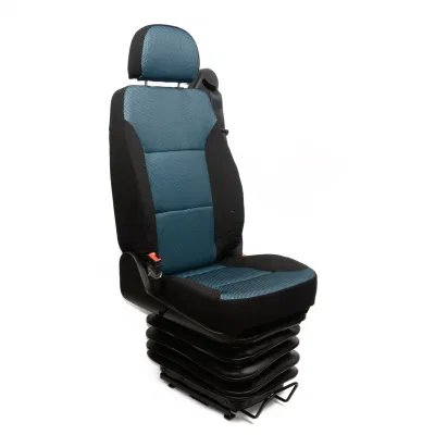 Luxury Heavy Duty Suspension Universal Excavator Seat with Three Point Belt